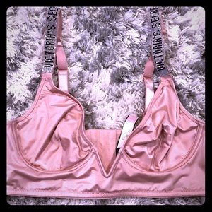 Very sexy Vwire Longline rhinestones bralette